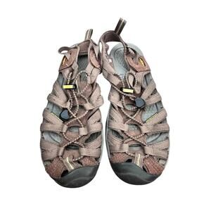 KEEN Women's Tan Brown Whisper Closed Toe Waterproof Sport Sandals Size 7.5